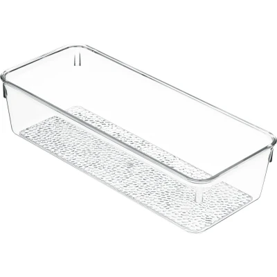 Afbeelding van iDesign Rain Grand Tray Kunststof Transparant