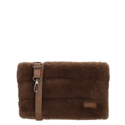 Afbeelding van Zebra Trends Emma Schoudertas Crossbodytas Bont Fur Middenbruin