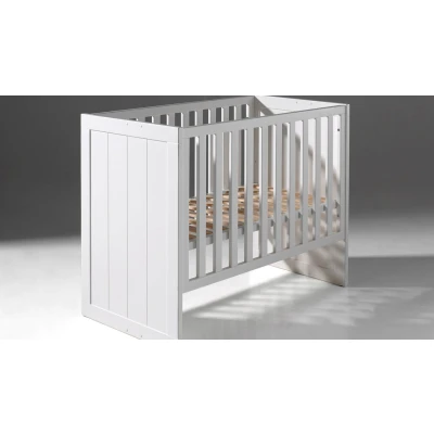 Afbeelding van babybed Erik Wit 126,6x68x90 cm MDF Vipack