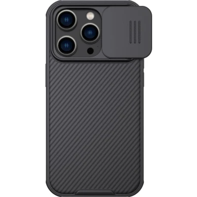 Afbeelding van Telefoonhoesje geschikt voor Apple iPhone 14 Pro Nillkin CamShield Case Zwart