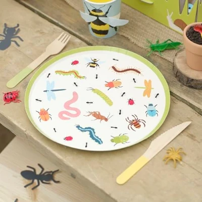 Afbeelding van Ginger ray bordjes insecten 8st