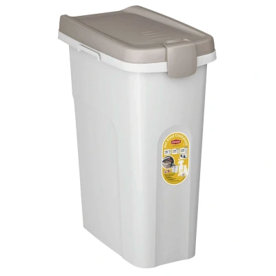 Afbeelding van Kerbl Container Petfood Wit/Bruin 33x22x41cm