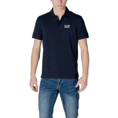 Afbeelding van EA7 Emporio Armani Train CORE Poloshirt, Heren, Maat: Medium, Blue