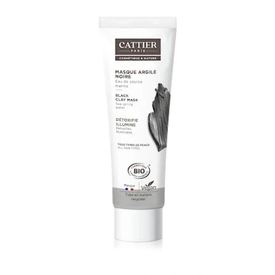 Afbeelding van Cattier Biologisch Masker van Zwarte Klei Alle Huidtypen 100 ml