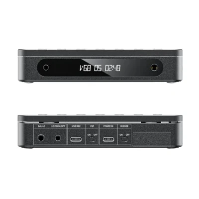 Afbeelding van FiiO DM13 multifunctionele draagbare stereo cd speler met lange batterijduur, ondersteunt USB scheuren, optische/coaxiale/3,5 mm/4,4 mm uitgangen (Bluetooth zwart)