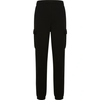 Afbeelding van Urban Classics Light Terry Wide Cargo trainingsbroek voor heren, zwart.