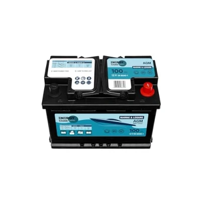 Afbeelding van EnergyTank AGM zonneaccu 12 V gelaccu 100 Ah voedingsaccu gel accu voor camper