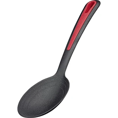 Afbeelding van Westmark Saladelepel, grote lepelholte, binnenschaal: 20, 40 + 60 ml, kunststof, Gallant, zwart/rood, 29642270