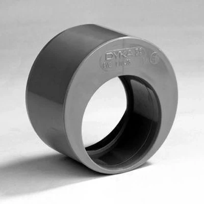 Afbeelding van PVC verloopring excentrisch, 110 x 75 mm (spie /