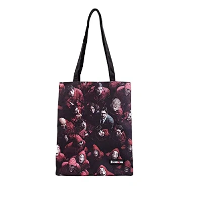 Afbeelding van KARACTERMANIA Casa de Paper Together Bolsa winkeltas winkelwagen, meerkleurig (02449 inch), Meerkleurig, 02449