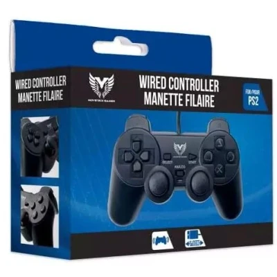Afbeelding van Freaks and Geeks Zwarte controller voor PS2/PS1