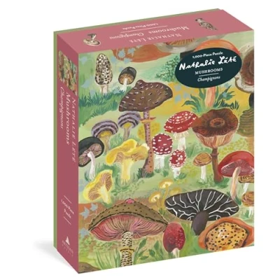 Afbeelding van Nathalie Lété Mushrooms 1,000 Piece Puzzle