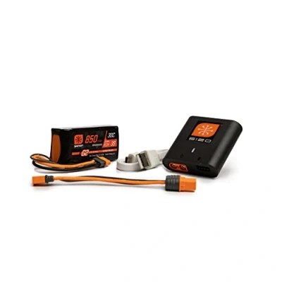 Afbeelding van Spektrum Powerstage Smart Air Pack: LiPo 3S G2 850 mAh batterij / S120 oplader