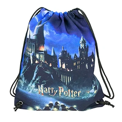Afbeelding van HARRY POTTER GYMBAG &quot;Hogwarts&quot;: Hogwarts, zwart.