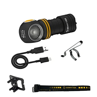 Afbeelding van ArmyTek Elf C1 Warm Handlamp werkt op een accu LED 930 lm 1440 h 56 g