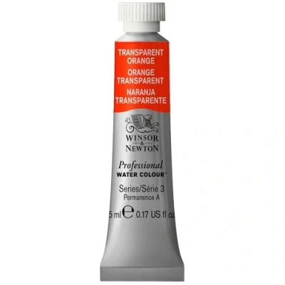 Image de Winsor &amp; Newton Aquarelle Professionnel Peinture Aquarelle, Haute Luminosité, Résistante à la Lumière, Qualité Archive, Tube de 5 ML, Couleur Orange transparent