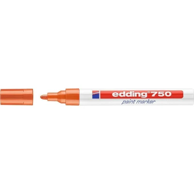 Afbeelding van Edding 750 paint marker 4 750006 Lakmarker Oranje 2 mm, mm