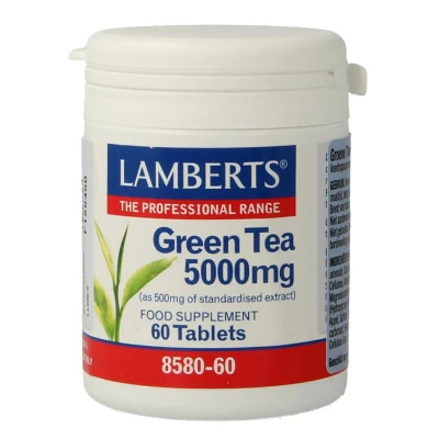 Afbeelding van Lamberts Groene thee 5000 mg 60 tabletten