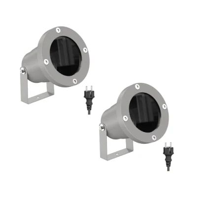 Afbeelding van ledscom.de Duke Spot, Outdoor, IP65, Plug, Grijs, 1 x GU10 max. 15 W, 2 stuks