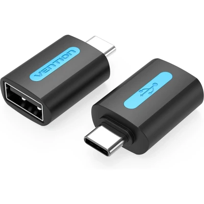 Afbeelding van Vention adapter USB C /USB naar 2.0/ OTG Adapter/USB C, A, Zwart