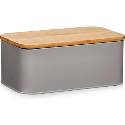 Afbeelding van Zeller broodtrommel met deluxe snijplank deksel 31 cm brooddozen