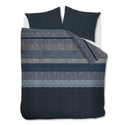 Afbeelding van Beddinghouse Enzo dekbedovertrek Lits Jumeaux XL 260x200/220 Blauw