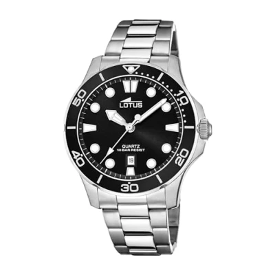 Afbeelding van Lotus Excellent Horloge, Heren, Maat: One Size, Black