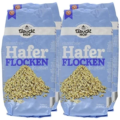 Afbeelding van Bauckhof Glutenvrije kleine haverblaadjes (4 x 475 g) biologisch