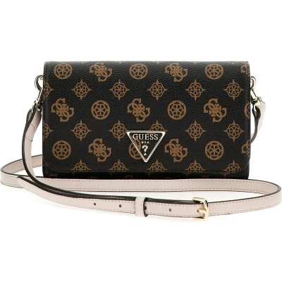 Afbeelding van Guess Noelle Xbody FLAP Organizer Schoudertas, Dames, Maat: One Size, Marrone