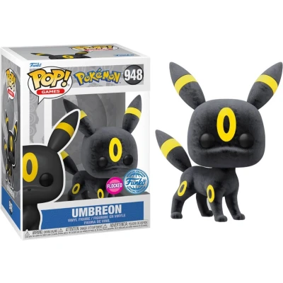 Afbeelding van Funko Pop ,Pokemon ,Umbreon #948 FLOCKED Special Edition