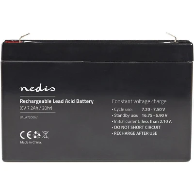 Afbeelding van Loodaccu Nedis (6 V, 7.200 mAh)