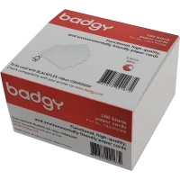 Image de Evolis High Trust Fibre de bois 30 mil blanc vide 85.6 x 54 mm 100 carte(s) boîte cartes pour Badgy 100, 200
