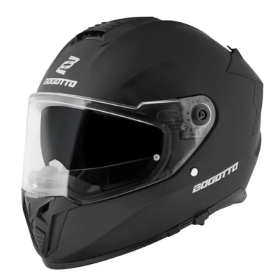 Afbeelding van Bogotto FF122 SVK Solid Zwart Integraalhelm Maat L Helm