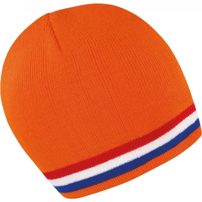 Afbeelding van Result National Beanie R368X Orange / Red White Blue