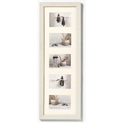 Image de walther design cadre photo blanc crème 5X 10x15 cm galerie avec passe partout, Home en bois HO515W