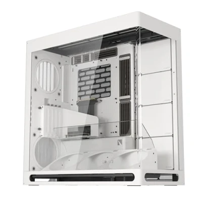 Afbeelding van HAVN HS 420 VGPU Midtowermodel ATX Tempered Glass PCIe 5.0 Riser Cable wit