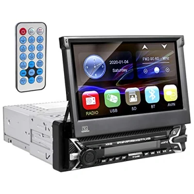 Afbeelding van Audiocore AC9100 Auto Digitale Radio Zwart, Rood + Sony MDR ZX110A Hoofdtelefoon