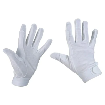Afbeelding van Covalliero Rijhandschoen Katoen Jersey Wit L