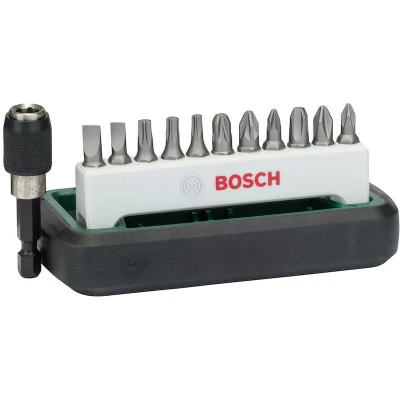 Afbeelding van Bosch 12 delige bitset PH1 2 3, PZ1 T15 20 25, S0.6x4.5, S0.8x5.5