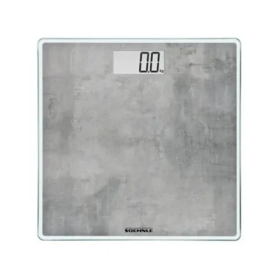 Afbeelding van Soehnle personenweegschaal digitaal Style Sense Compact 300 Betonlook tot 180 kg incl. batterijen