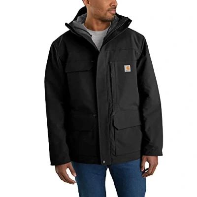 Afbeelding van Super Dux Relaxed Fit Outdoor Jack Heren Black 990 XL Zwart Jassen