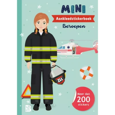Afbeelding van Mijn aankleedstickerboek 1 Mini fashionistas: Beroepen