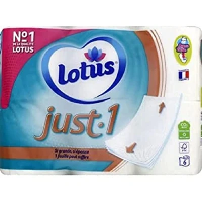 Afbeelding van Lotus Just1 Toiletpapier, 6 rollen