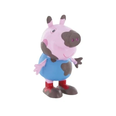 Afbeelding van Peppa Pig: George on the mud 5,5 cm