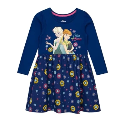 Afbeelding van Disney Frozen jurk voor meisjes prinsessenjurk kinderen prinsessenkostuum meisjes, Meerkleurig