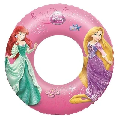 Afbeelding van BESTWAY Disney prinsessen zwemring opblaasbaar 91043 roze kunststof 11 cm diameter speelgoed voor kinderen en volwassenen buitenspel zwembad vanaf 3 jaar