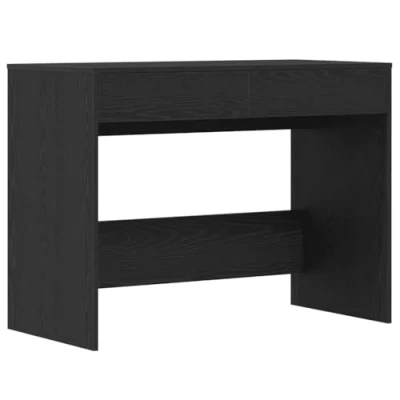 Afbeelding van vidaXL Bureau 101x50x76,5 cm spaanplaat zwart eikenkleurig