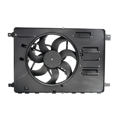 Afbeelding van TYC 810 0046 Radiator Ventilator 370 300 Met ventilatorraamwerk besturingseenheid FORD: S Max Mk1