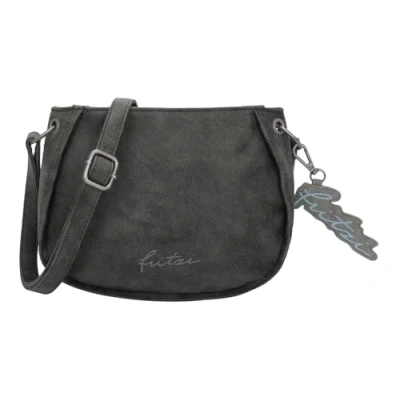Afbeelding van Fritzi aus Preußen Schoudertas Aeny03 Rub Crossbody Bag Black Idol Antraciet