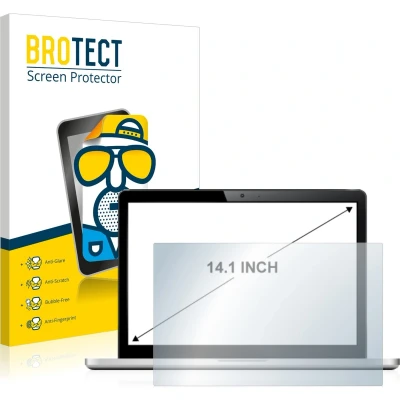 Afbeelding van BROTECT Screenprotector voor Laptops met 14.1 inch Schermen [305 mm x 190 mm, 16:10] Folie Beschermfolie matte